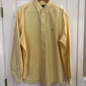 Ralph Lauren Classic Fit XL 18 36/37 Yellow